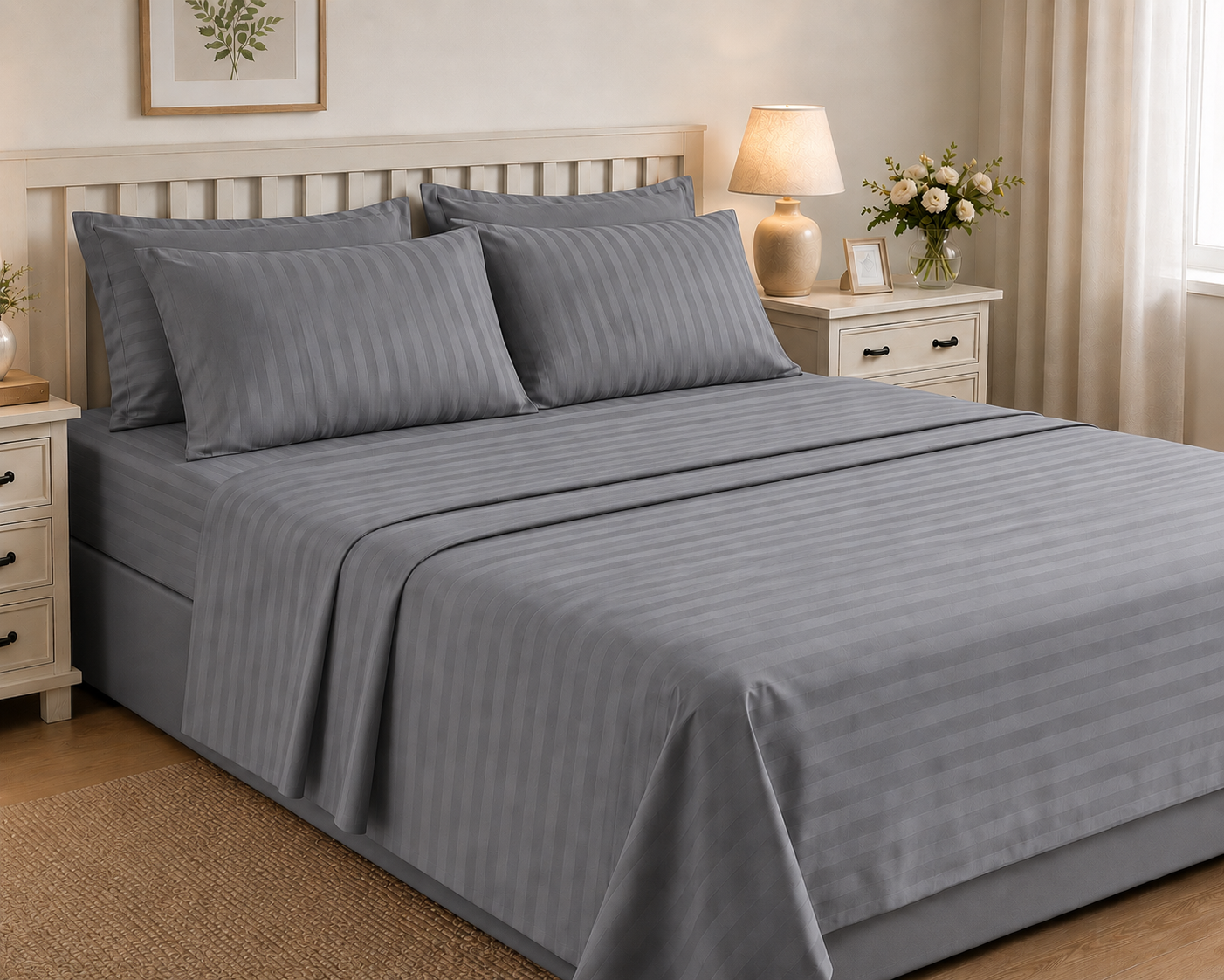 Juego De Sabanas FULL Cotton Touch 800 Hilos