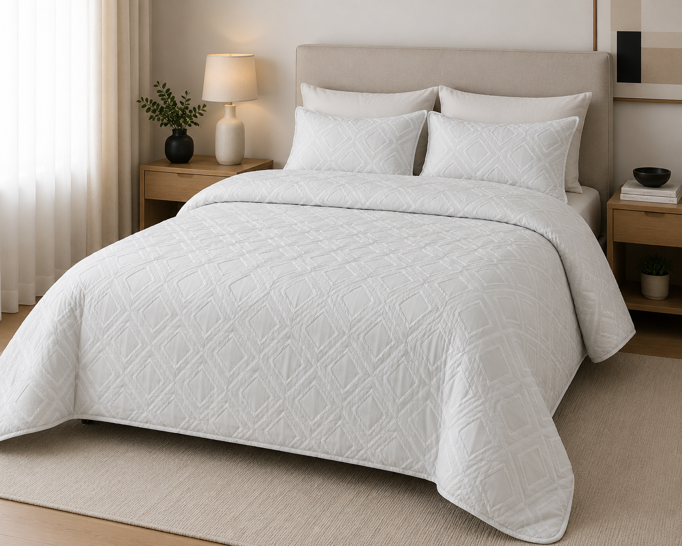 Acolchado simil plumon premium Queen