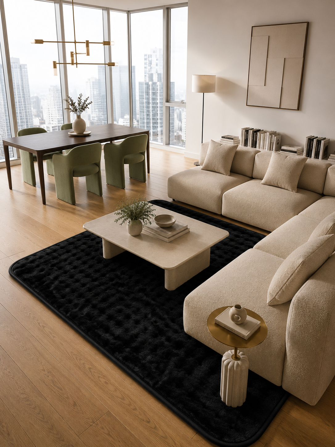 Alfombra bubble 100 X 130 extra suave