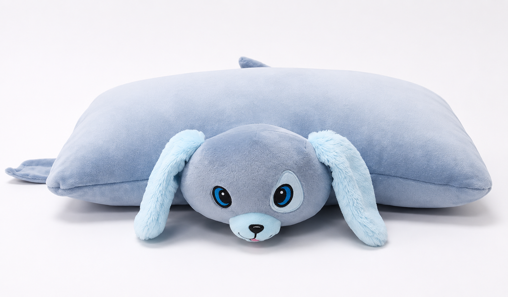 Frazada Con Almohada Muñeco Cacharel