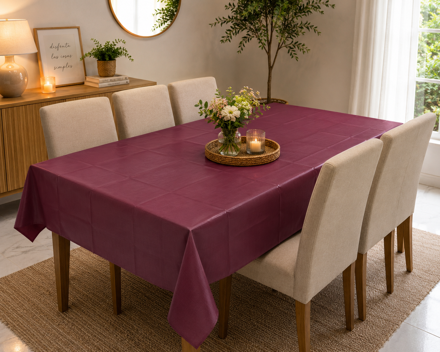 Mantel Ecocuero Con Felpa 1.45x2.00 MTS