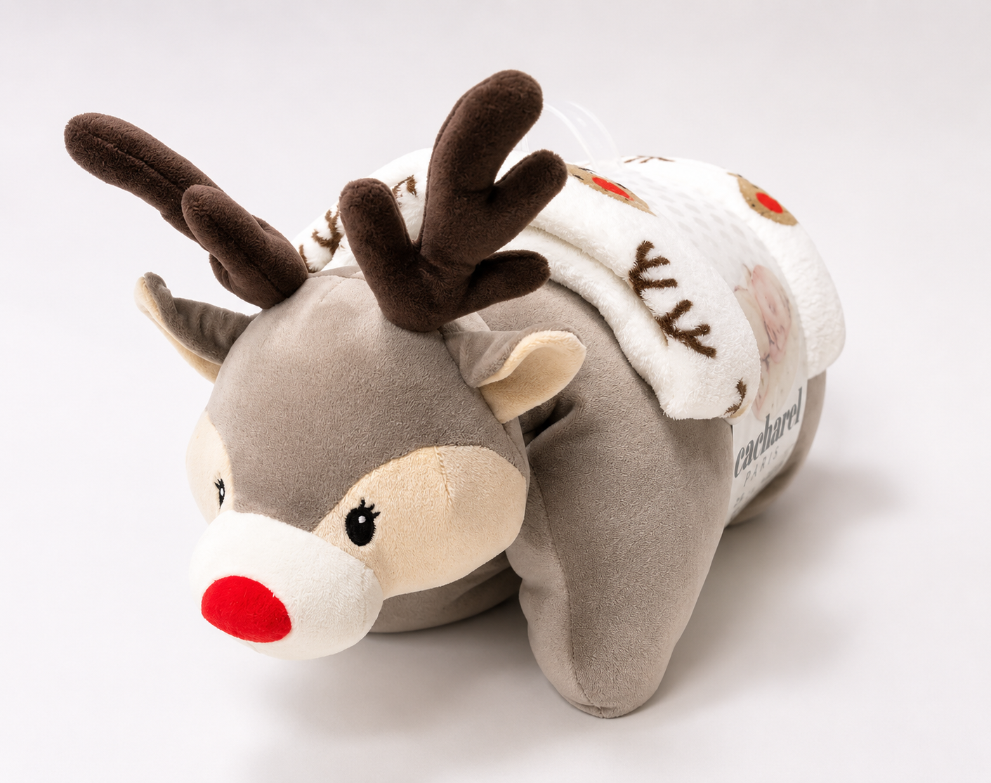 Frazada Con Almohada Muñeco Cacharel