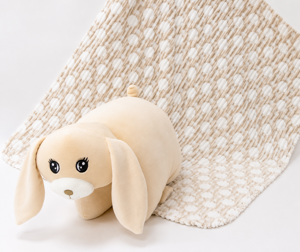 Frazada Con Almohada Muñeco Cacharel