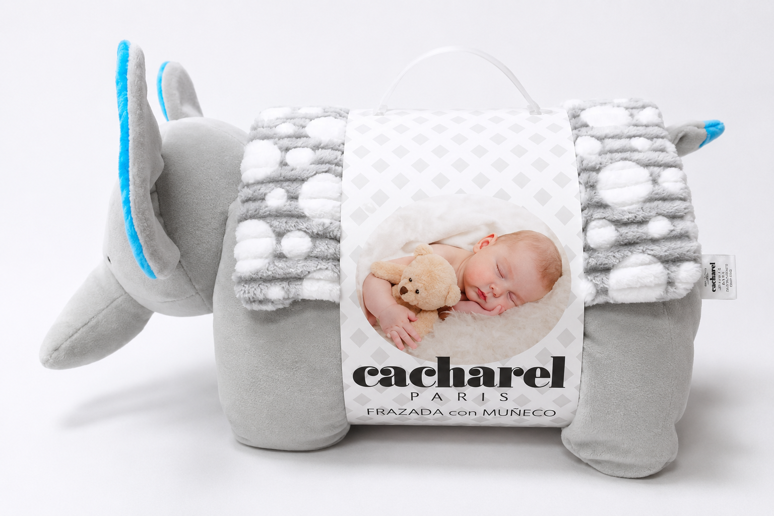 Frazada Con Almohada Muñeco Cacharel