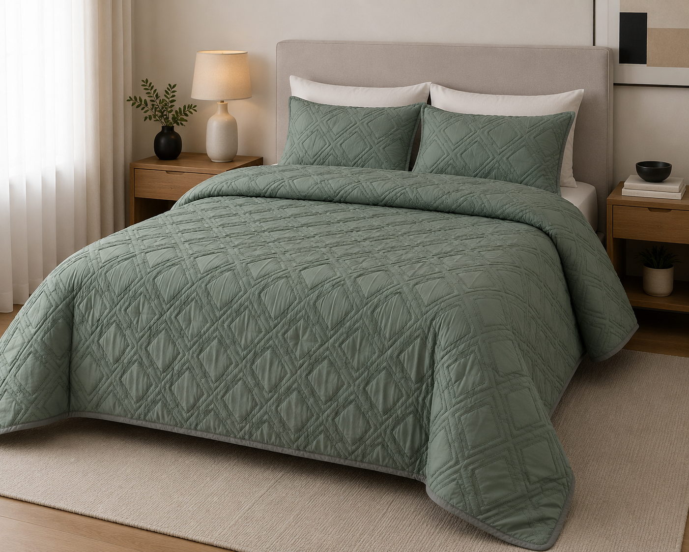 Acolchado simil plumon premium Queen