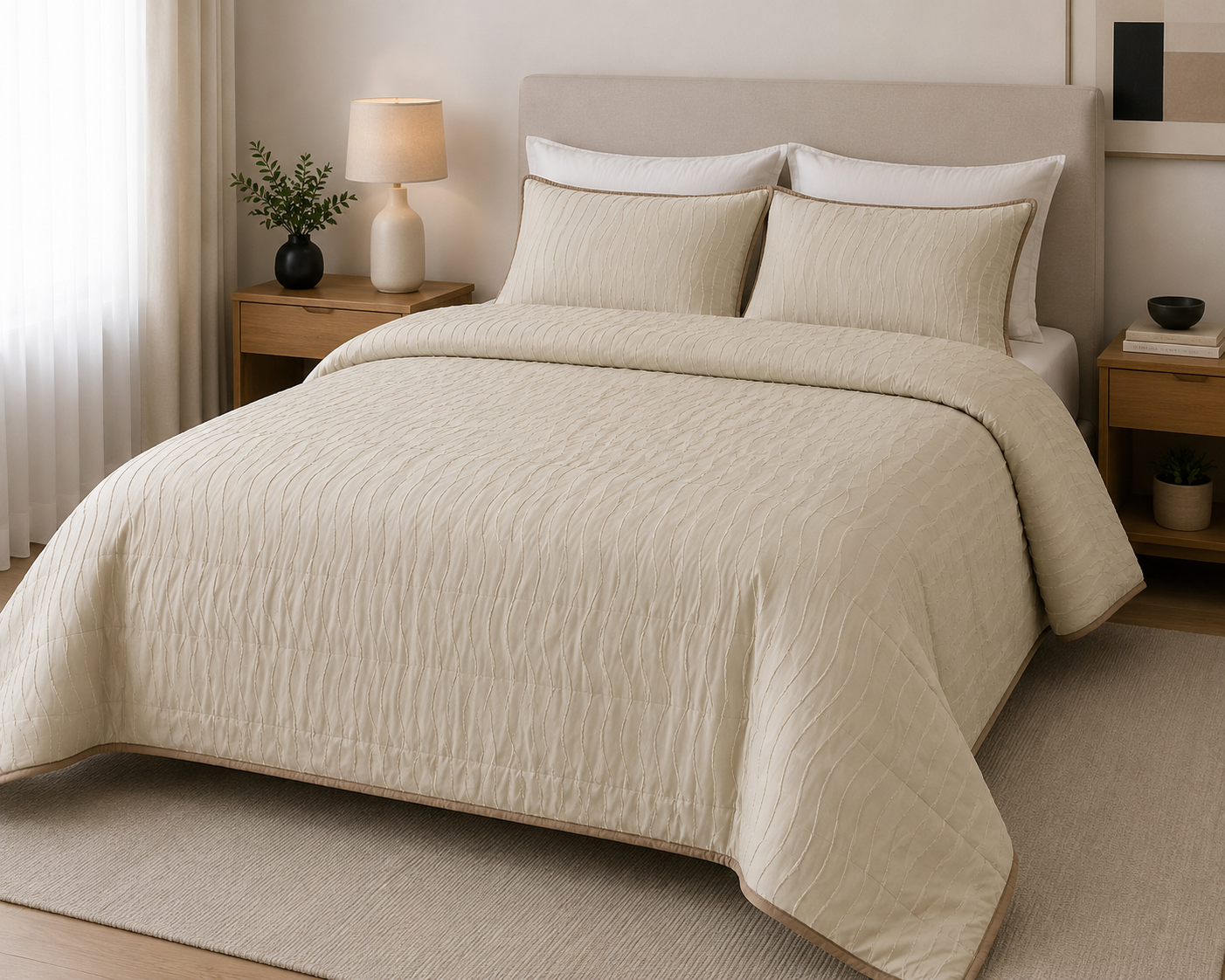 Acolchado simil plumon premium Queen