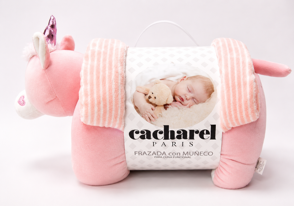 Frazada Con Almohada Muñeco Cacharel