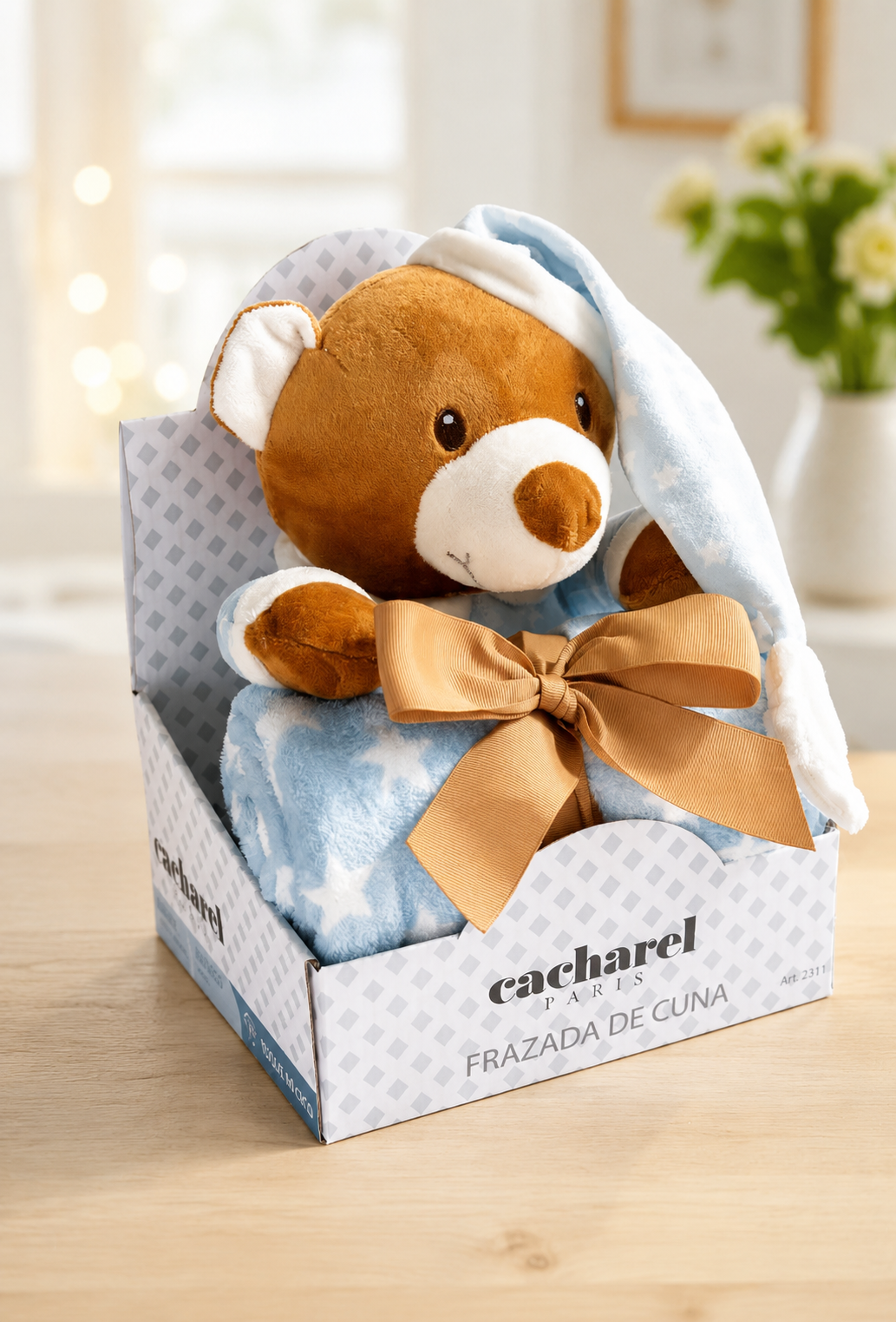 Frazada De Cuna Con Peluche Cacharel