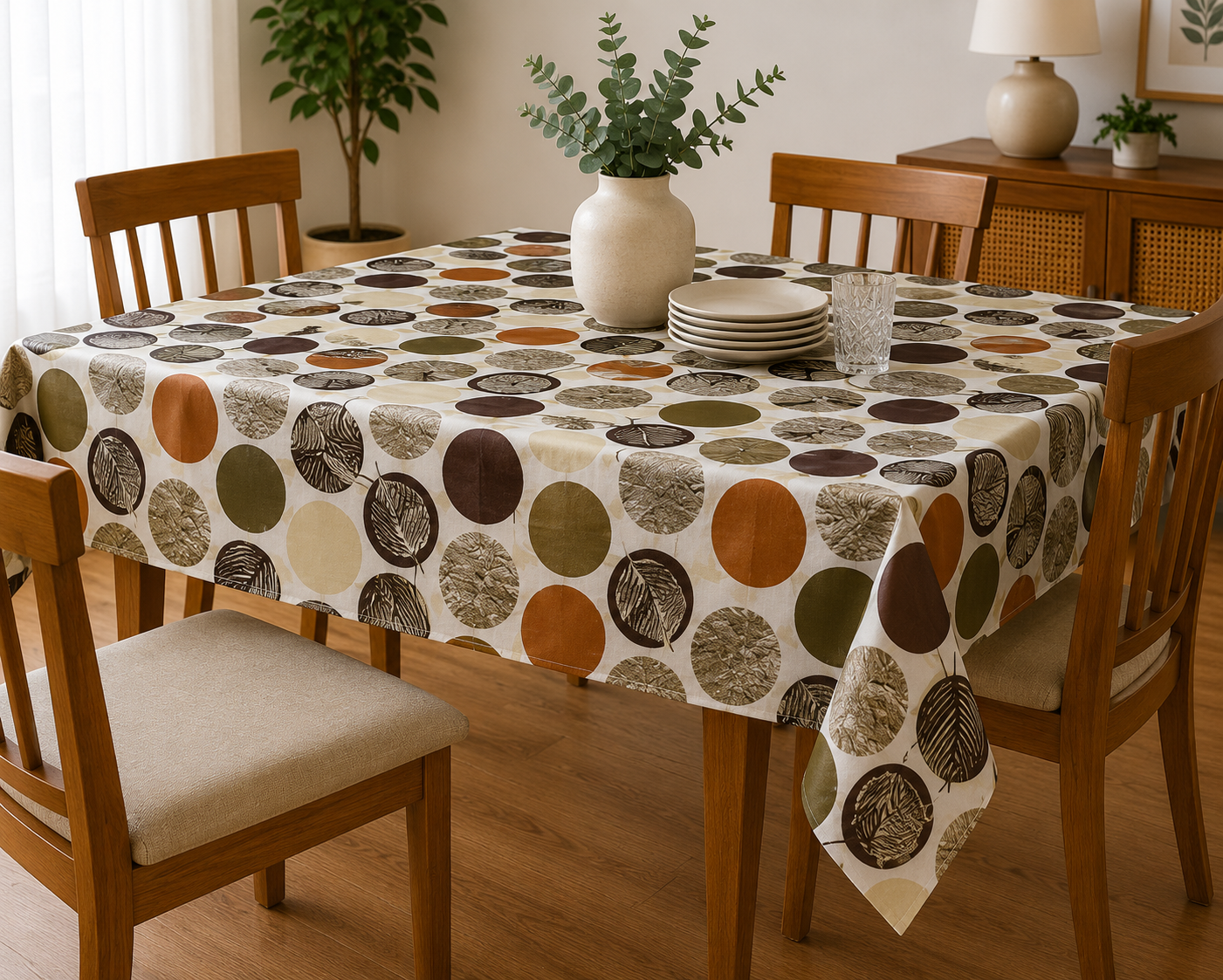 Mantel Ecocuero Estampado Con Felpa 1.45x2.00 MTS