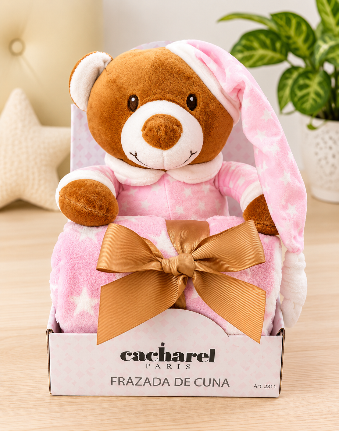Frazada De Cuna Con Peluche Cacharel