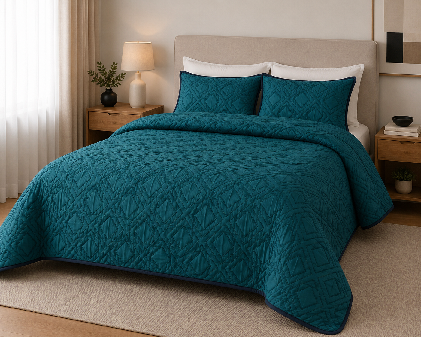 Acolchado simil plumon premium Queen