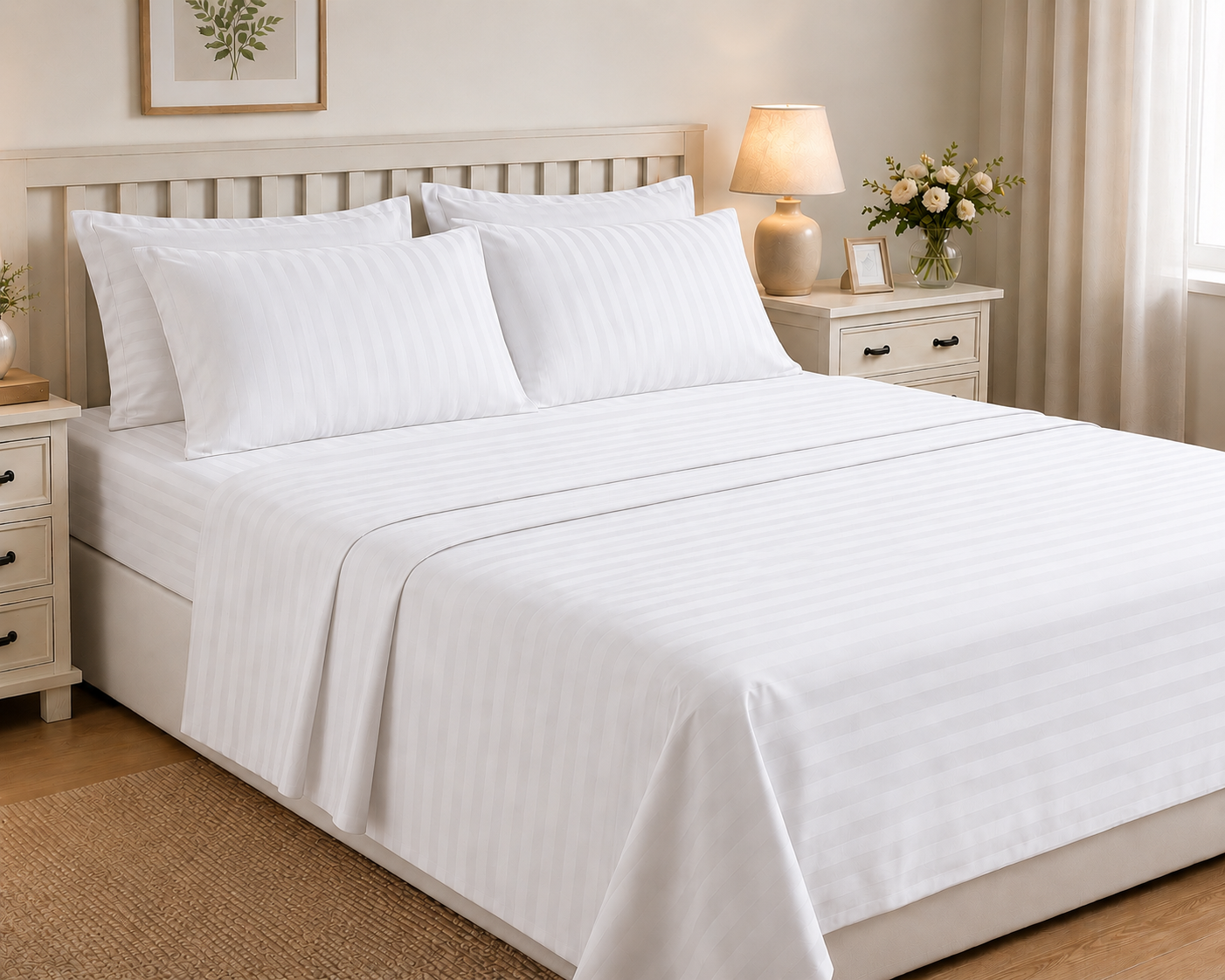 Juego De Sabanas FULL Cotton Touch 800 Hilos