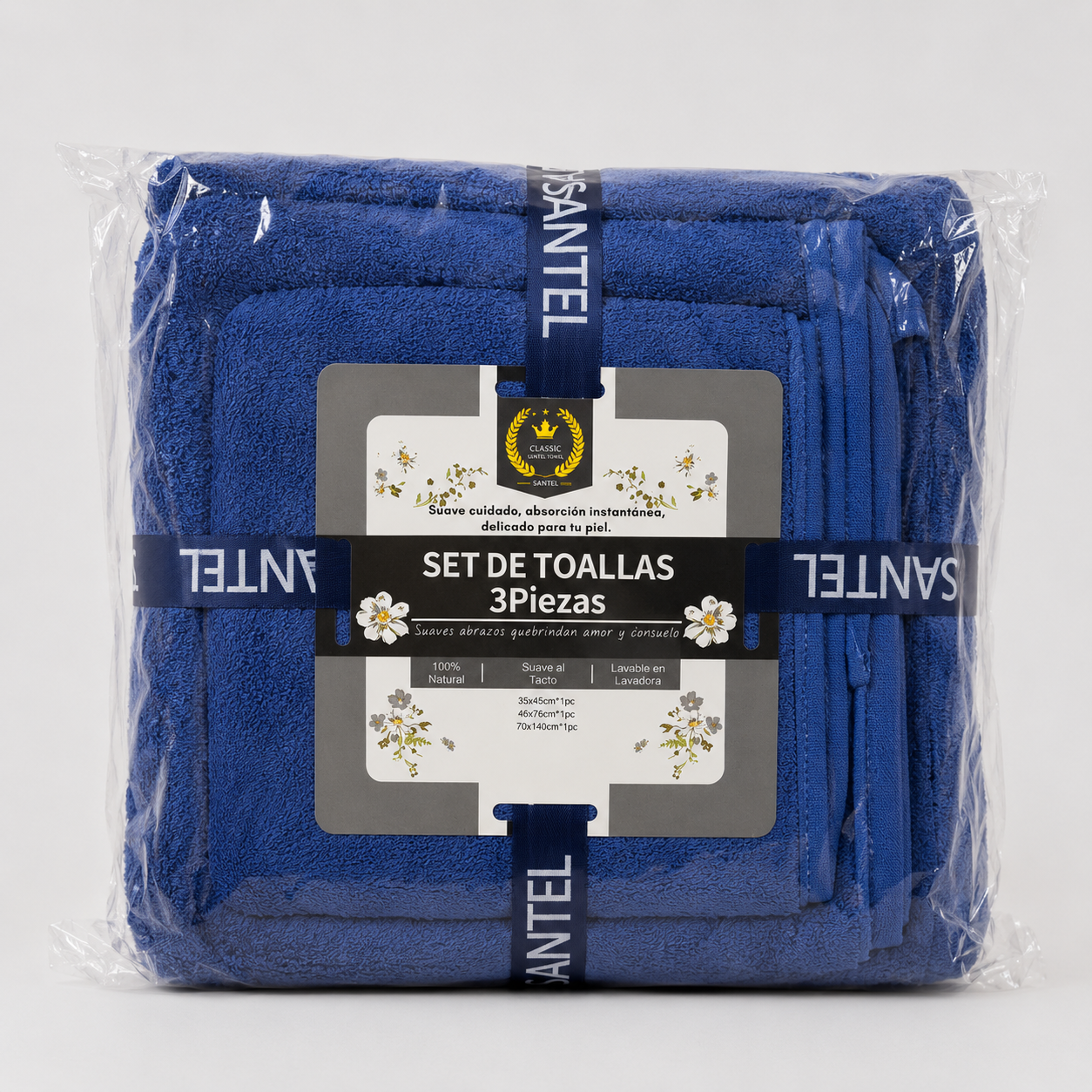 Set de toallon 3 piezas Santel