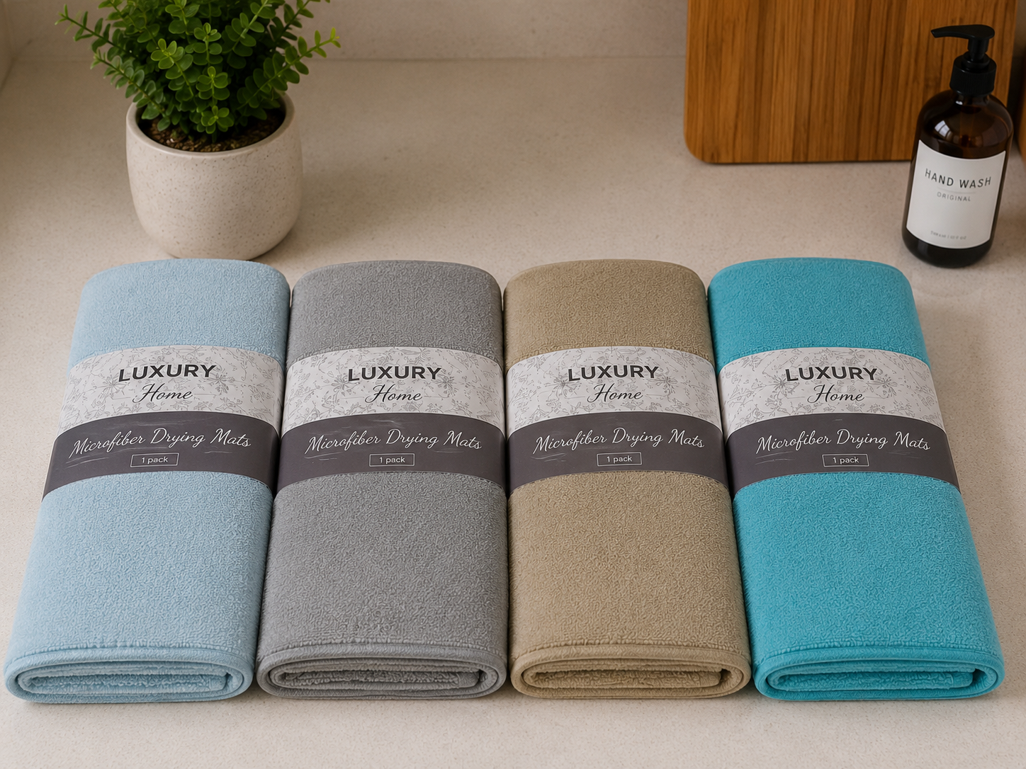 Seca platos Pack por 4 Unidades Surtidas