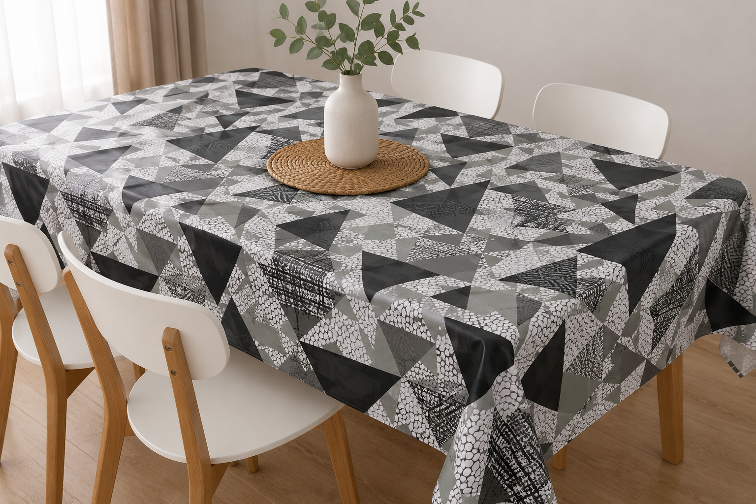 Mantel Ecocuero Estampado Con Felpa 1.45x2.00 MTS