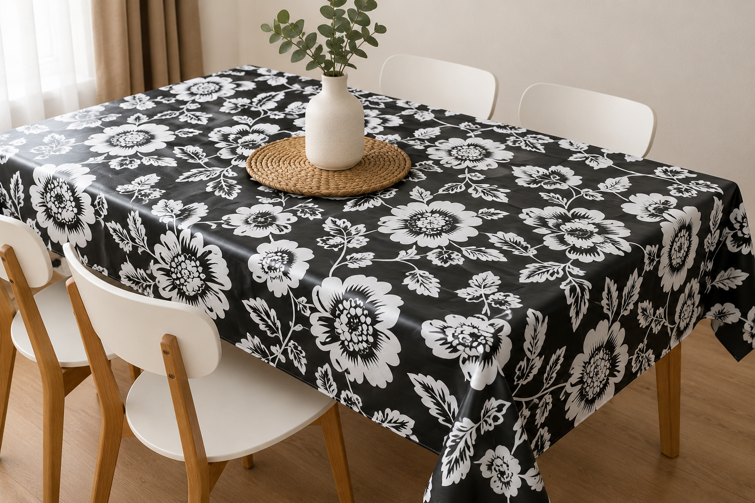 Mantel Ecocuero Estampado Con Felpa 1.45x2.00 MTS