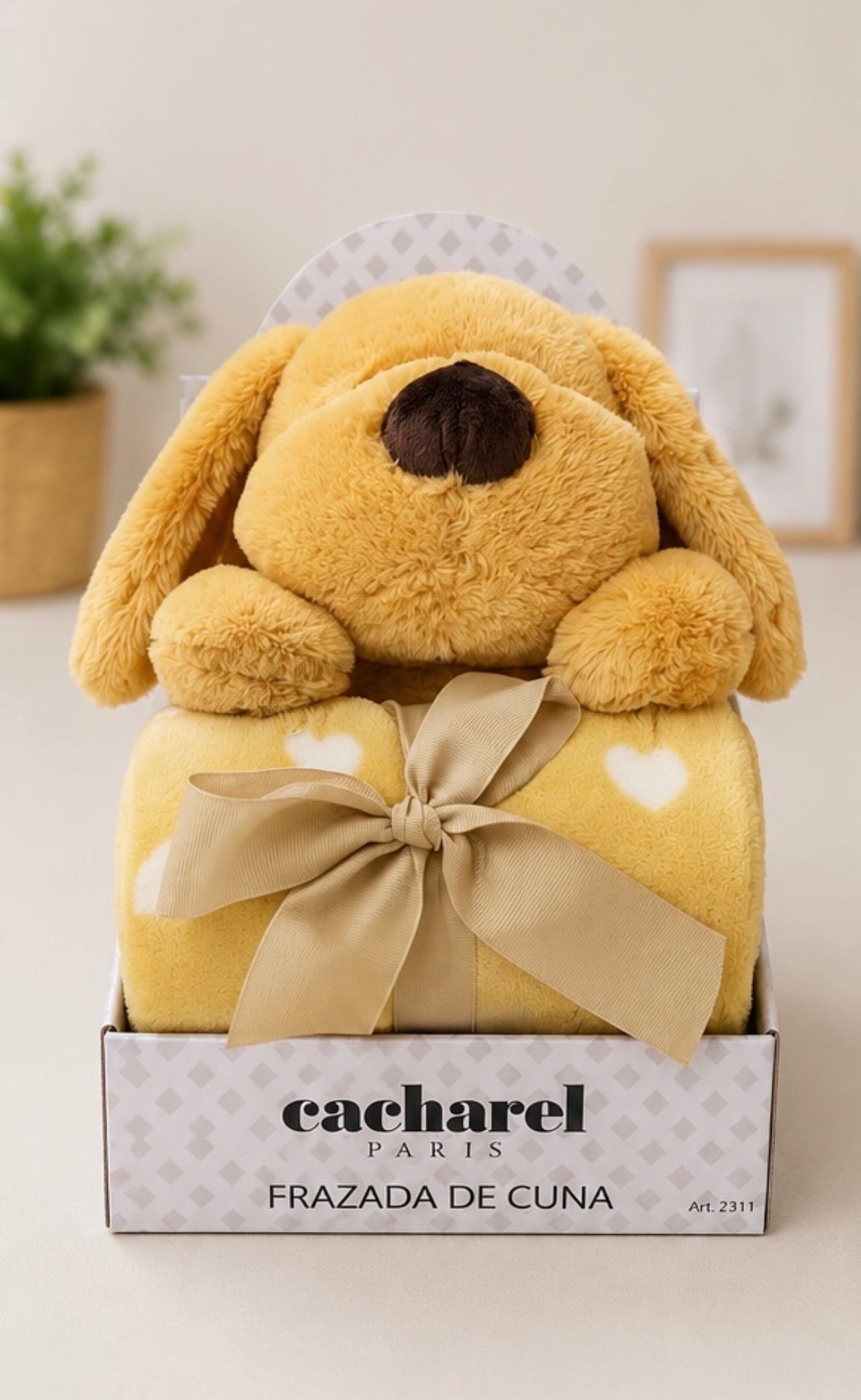 Frazada De Cuna Con Peluche Cacharel
