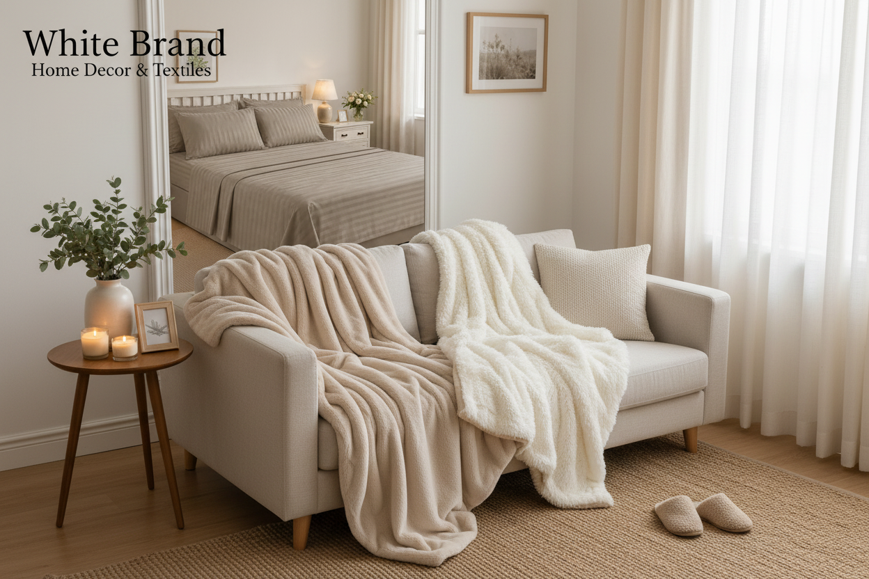 White Brand Hero Banner con productos